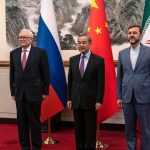 Russia, China and Iran call for end to U.S. sanctions on Iran and resumption of nuclear talks